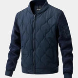 Coen | Marineblauw gewatteerd bomberjack