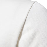 Sven | Jacquardtrui met contrastpatroon en korte rits