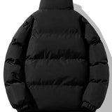 Sven | Puffer jas met teddyvoering