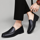 Teije | Leren loafers met klassieke lijn