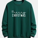 Teun | Kerstsweater met kerstgroetprint en relaxte pasvorm