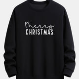 Teun | Kerstsweater met kerstgroetprint en relaxte pasvorm