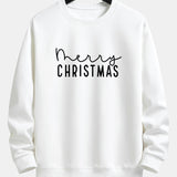 Teun | Kerstsweater met kerstgroetprint en relaxte pasvorm