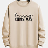 Teun | Kerstsweater met kerstgroetprint en relaxte pasvorm