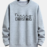 Teun | Kerstsweater met kerstgroetprint en relaxte pasvorm