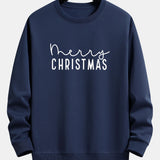 Teun | Kerstsweater met kerstgroetprint en relaxte pasvorm