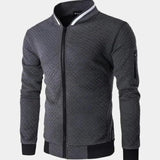 Stijn | Marineblauw bomberjack met structuur