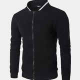 Stijn | Marineblauw bomberjack met structuur