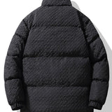 Thijs | Jacquard jas met teddyvoering