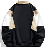 Thijs | Polosweater met kleurvlakken en relaxte pasvorm