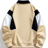 Thijs | Polosweater met kleurvlakken en relaxte pasvorm
