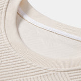 Thomas | Sweater met geometrische strepen en relaxte pasvorm