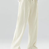 Tijs | Geplooide pantalon met split zoom