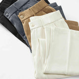 Tijs | Geplooide pantalon met split zoom