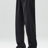 Tijs | Geplooide pantalon met split zoom