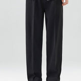Tijs | Geplooide pantalon met split zoom