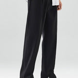 Tijs | Geplooide pantalon met split zoom