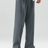 Tijs | Geplooide pantalon met split zoom