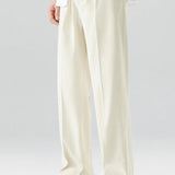 Tijs | Geplooide pantalon met split zoom