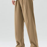 Tijs | Geplooide pantalon met split zoom