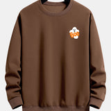 Tim | Sweater met spookprint en relaxte pasvorm