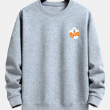 Tim | Sweater met spookprint en relaxte pasvorm