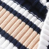 Tjibbe | Marineblauwe mouwloze trui met V-hals