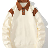 Tobias | Polosweater met contrastdetails