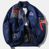 Udo | Oversized bomber jack met nasa-print