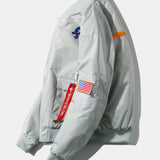 Udo | Oversized bomber jack met nasa-print