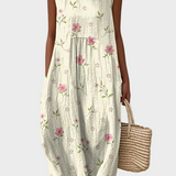 Janet - Comfortabele Midi Jurk