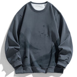 Valentijn | Sweater met inktlandschap en ronde hals
