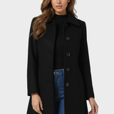 Josephine - Dames winter trenchcoat met één knoop