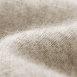 Yde | Beige gebreid vest met knoopsluiting