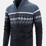 Ward | Trui met geometrische print en rits