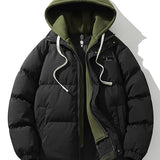 Wesley | Puffer jas met contrasterende capuchon