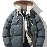 Wesley | Puffer jas met contrasterende capuchon