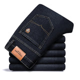 Wim | Klassieke jeans met rechte pijpen en stretch