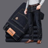 Wim | Klassieke jeans met rechte pijpen en stretch