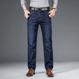 Wim | Klassieke jeans met rechte pijpen en stretch