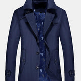 Wim | Trenchcoat van middellange lengte