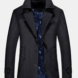 Wim | Trenchcoat van middellange lengte