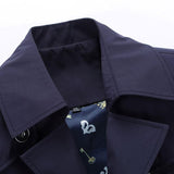 Wim | Trenchcoat van middellange lengte