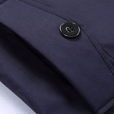 Wim | Trenchcoat van middellange lengte