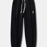 Xavier | Katoenen joggingbroek met trekkoord