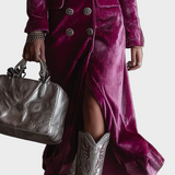 Vera - Fluwelen Maxi Blazer Jurk