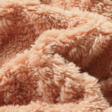 Yme | Teddyhoodie met geometrisch jacquarddessin