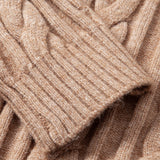 Yorick | Jacquard kabeltrui met ronde hals