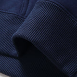 Zeno | Hoodie met pluchevoering, ritssluiting en relaxte pasvorm