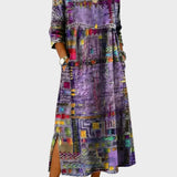 Inaya - Jeansjurk met etnisch patchwork